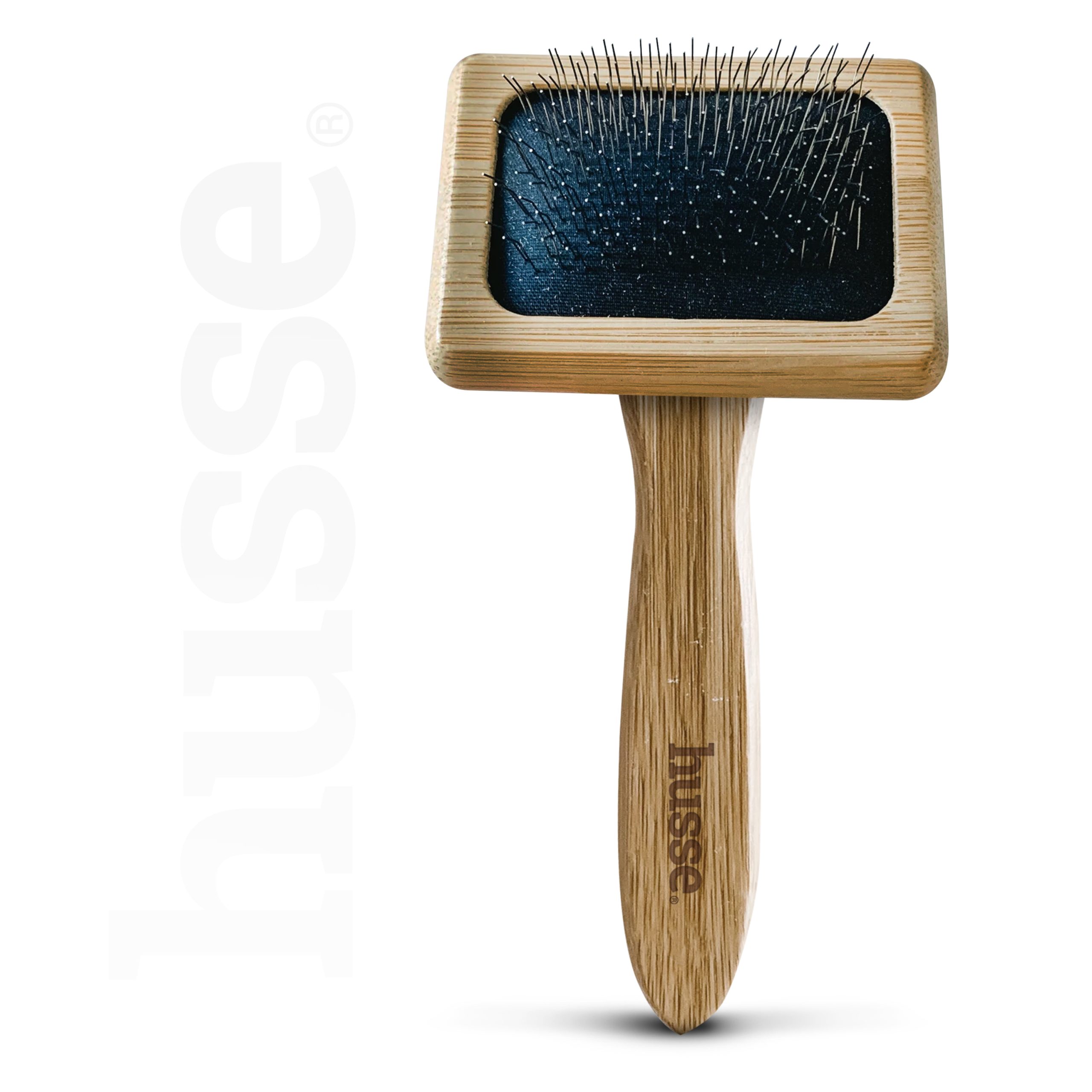 Slicker grooming brush for cats and small dogs